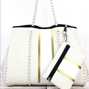 Royce cream handbag